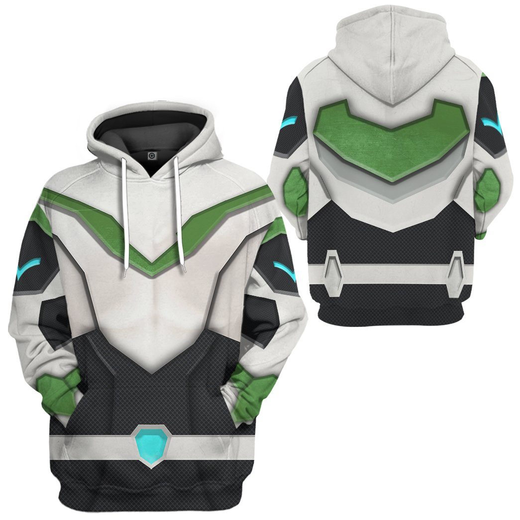 Voltron Legendary Defender Pidge Armor Costume Hoodie Sweatshirt T-Shirt Sweatpants Tracksuit - Stormmerch Exclusive