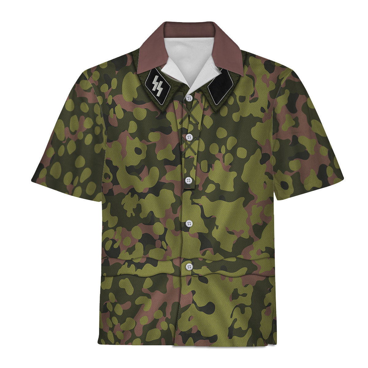 Waffen SS Type II M42 Oakleaf A Smock Dark Variant Costume Hoodie Sweatshirt T-Shirt Sweatpants Tracksuit - Stormmerch Exclusive