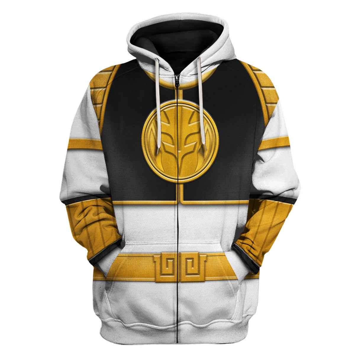White Ranger Mighty Morphin Hoodies Sweatshirt T-shirt Hawaiian Tracksuit - Stormmerch Exclusive