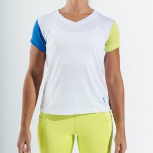 White X Skydiver X Acid Lime Grace Gym Sport Workout Short Sleeve T-Shirt