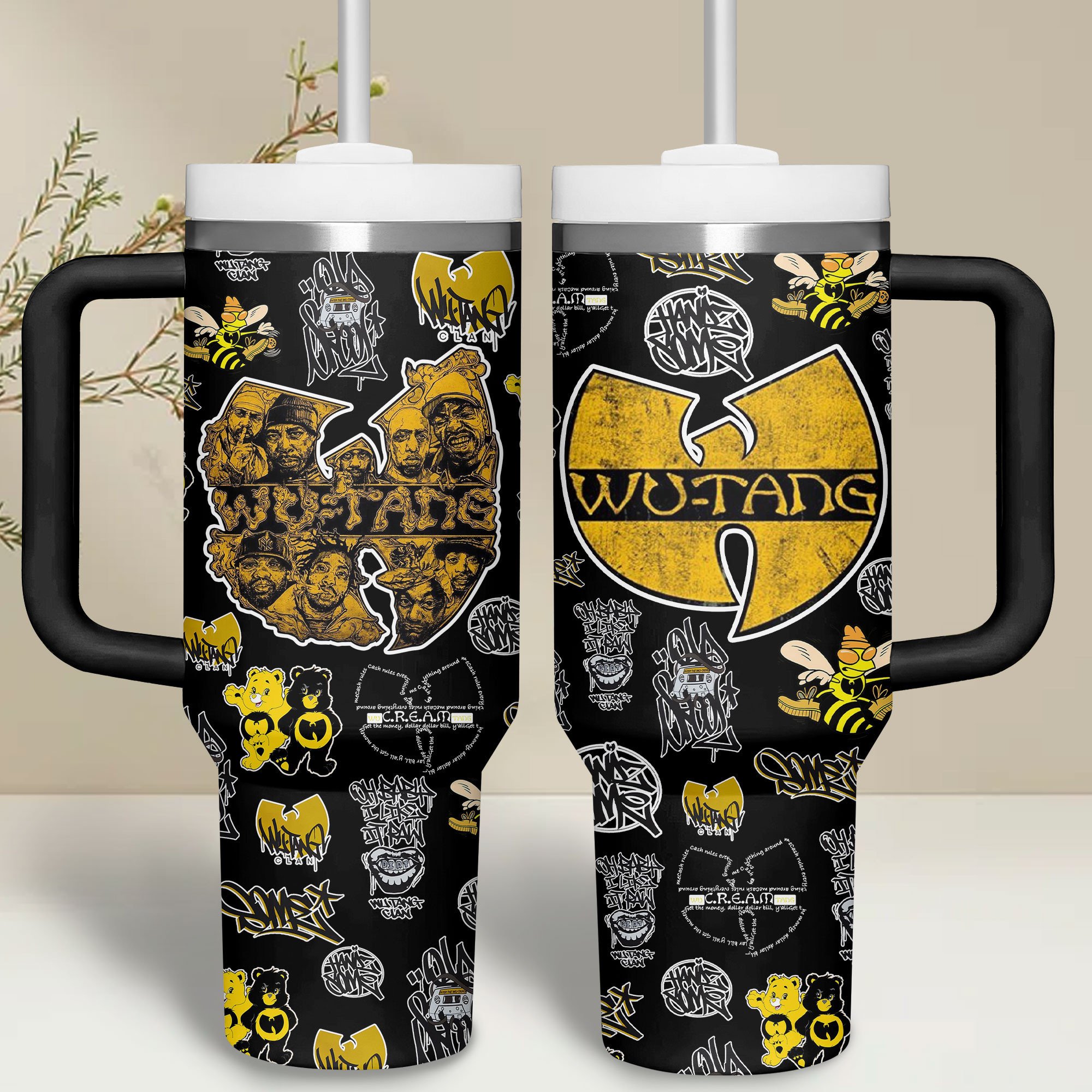 Wu-Tang Music Custom Stanley Cup 40 oz 30 oz Tumbler With Handle