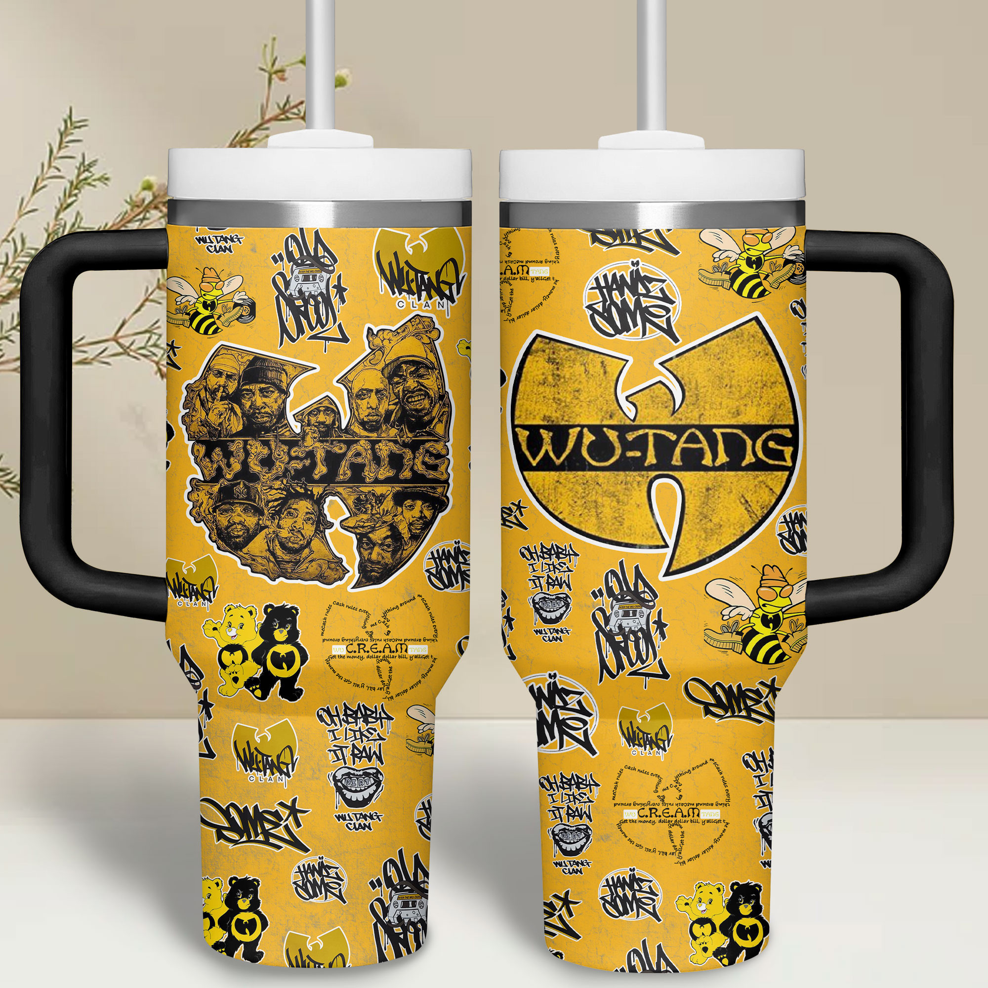 Wu-Tang Music Custom Stanley Cup 40 oz 30 oz Tumbler With Handle