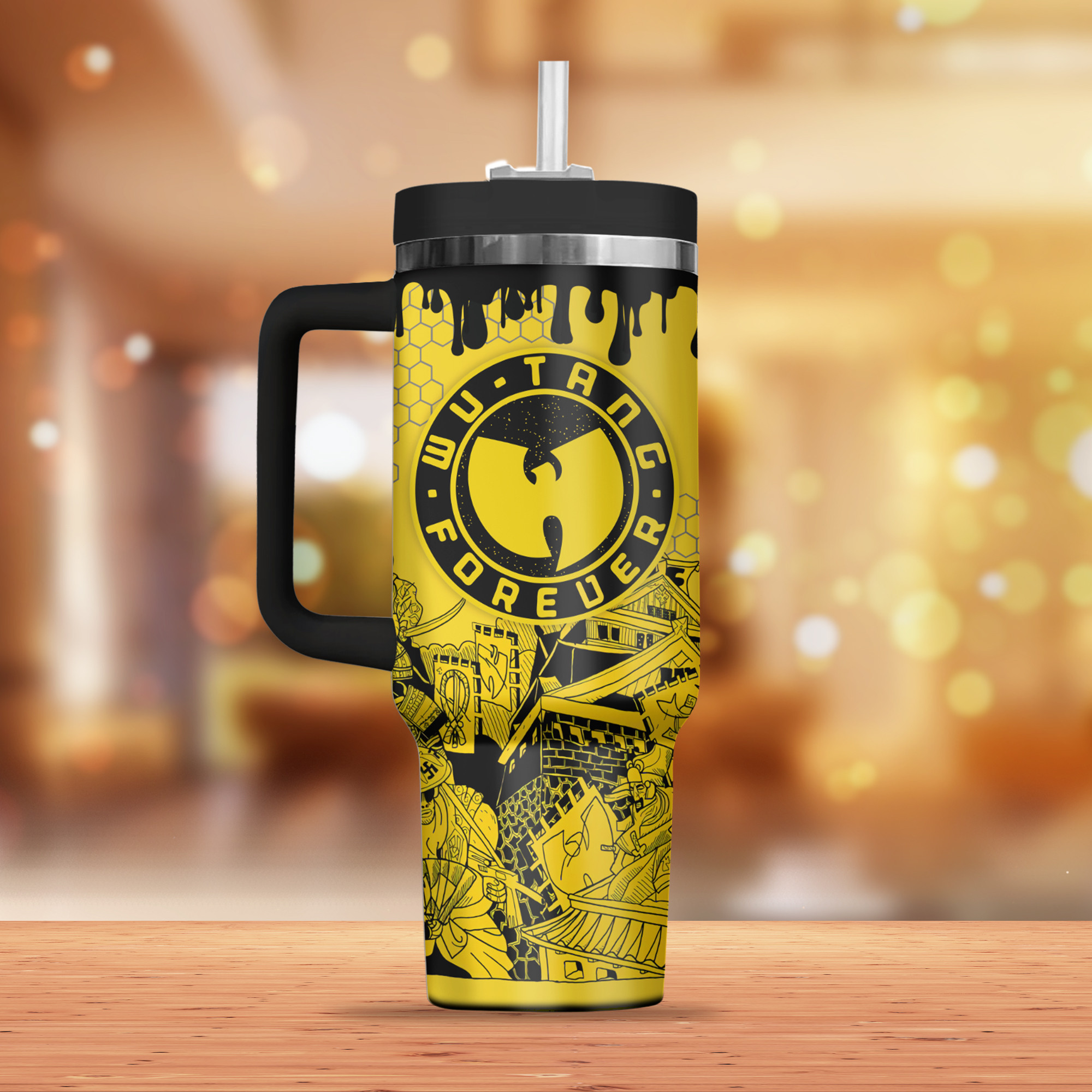 Wu-Tang Music Custom Stanley Cup 40 oz 30 oz Tumbler With Handle