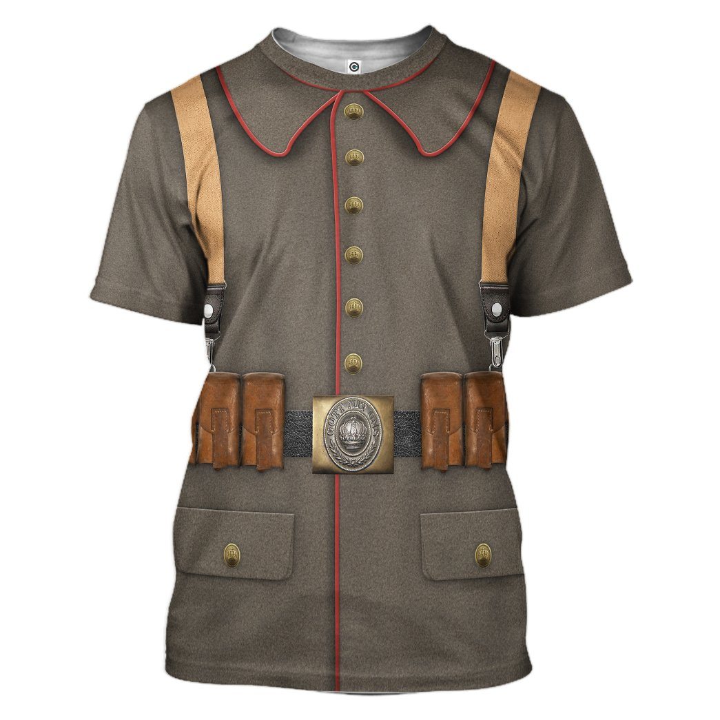 WW1 German Soldier Costume Hoodie Sweatshirt T-Shirt Sweatpants Tracksuit - Stormmerch Exclusive