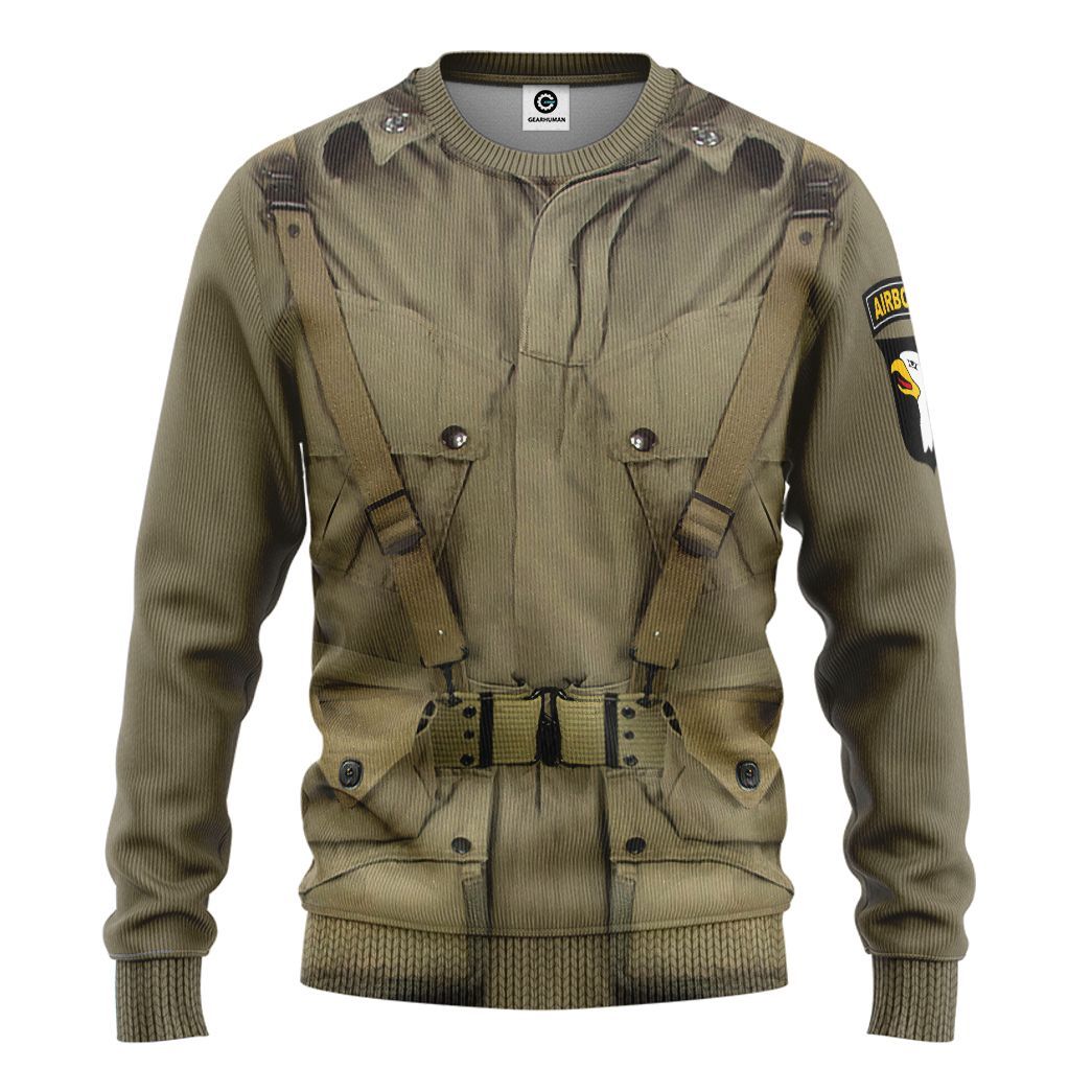 WW2 Paratroopers Costume Hoodie Sweatshirt T-Shirt Sweatpants Tracksuit - Stormmerch Exclusive
