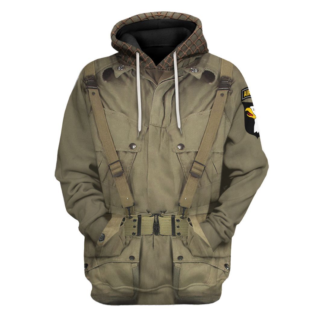 WW2 Paratroopers Costume Hoodie Sweatshirt T-Shirt Sweatpants Tracksuit - Stormmerch Exclusive