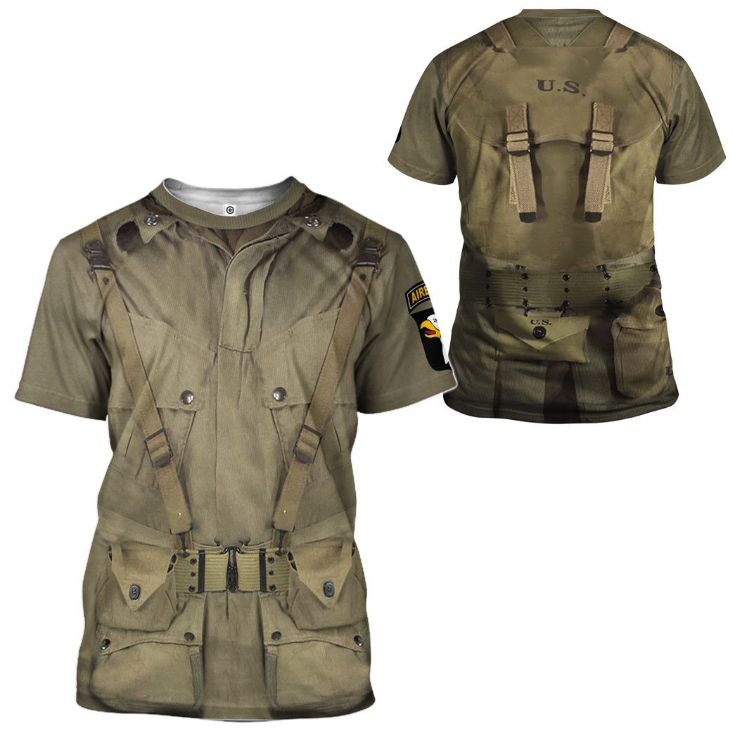 WW2 Paratroopers Costume Hoodie Sweatshirt T-Shirt Sweatpants Tracksuit - Stormmerch Exclusive