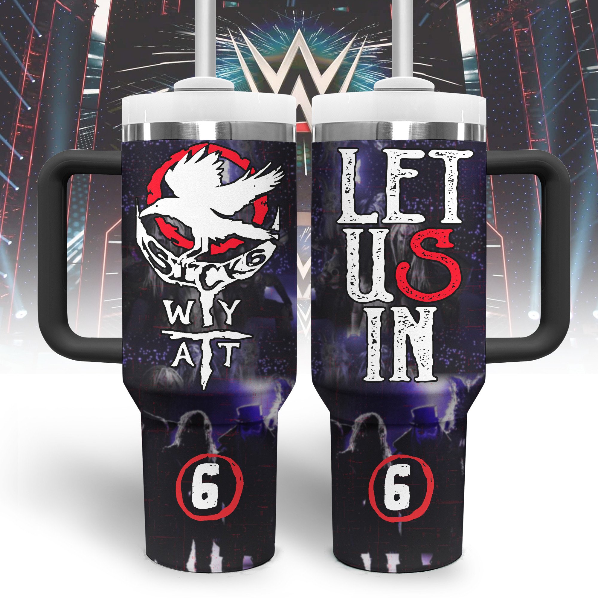 Wyatt Sick 6 Music Custom Stanley Cup 40 oz 30 oz Tumbler With Handle