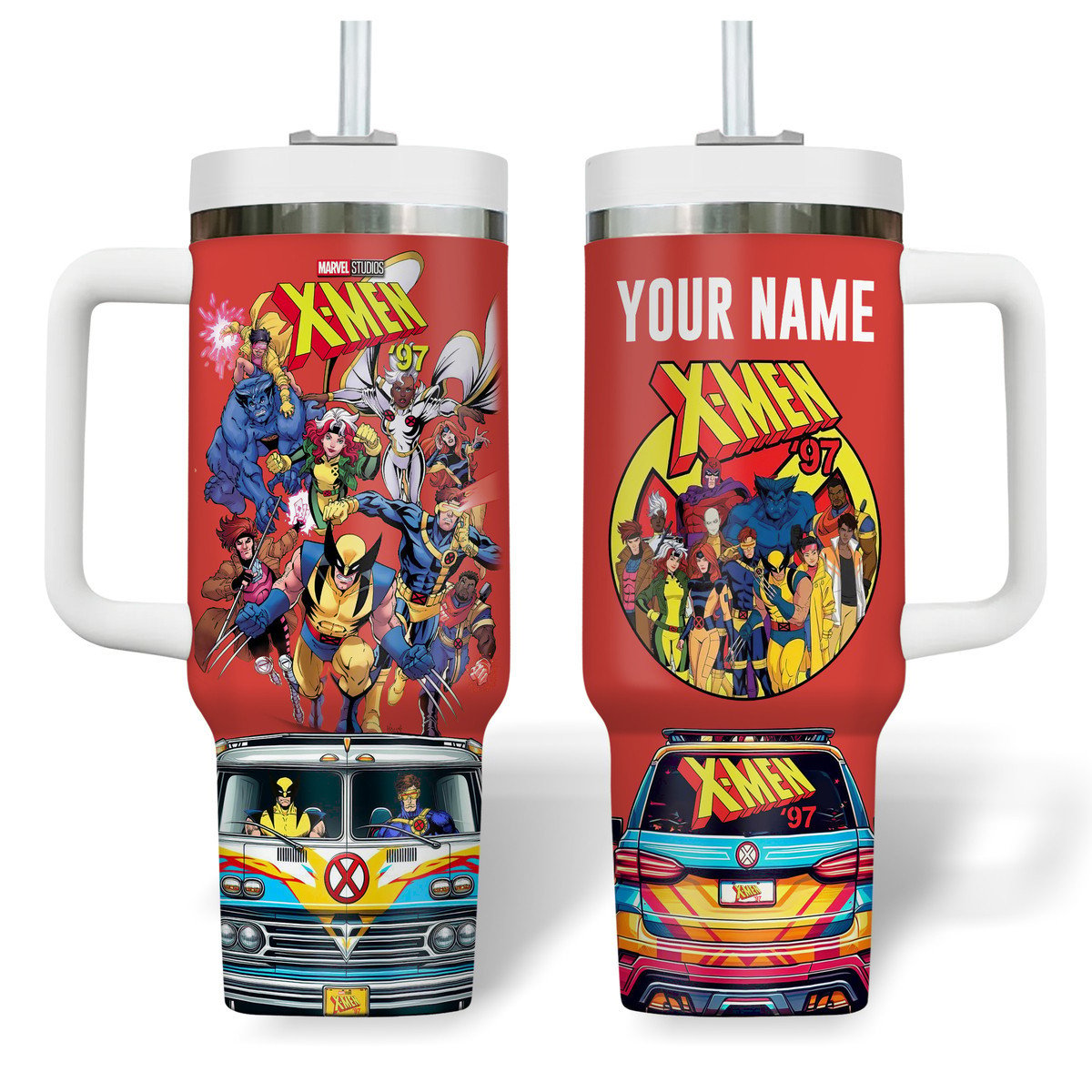 X-Men Movies Custom Stanley Cup 40 oz 30 oz Tumbler With Handle