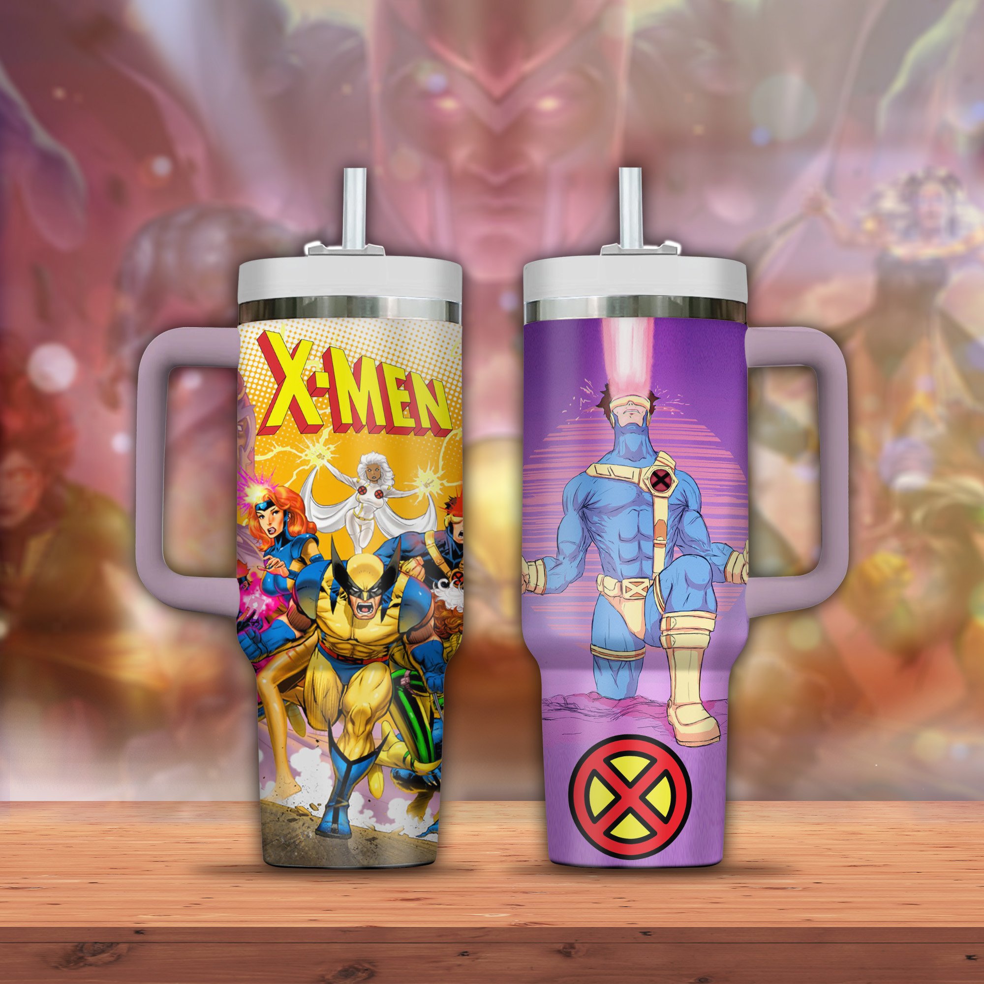 X-Men Movies Custom Stanley Cup 40 oz 30 oz Tumbler With Handle