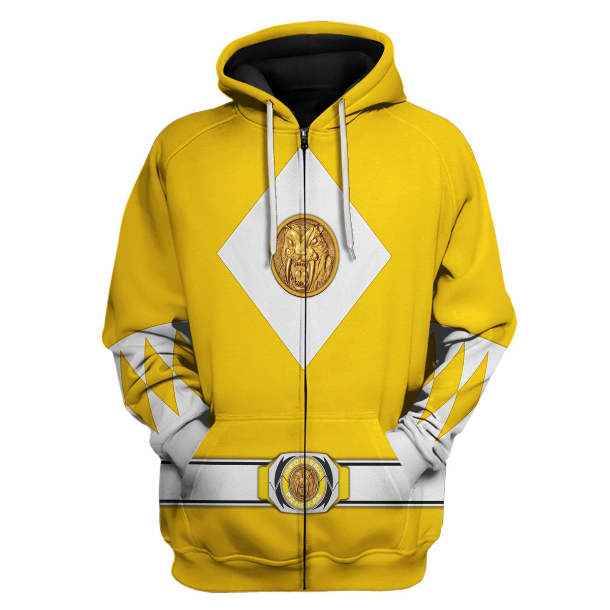 Yellow Ranger Mighty Morphin The Movie (1995) Hoodies Sweatshirt T-shirt Hawaiian - Stormmerch Exclusive