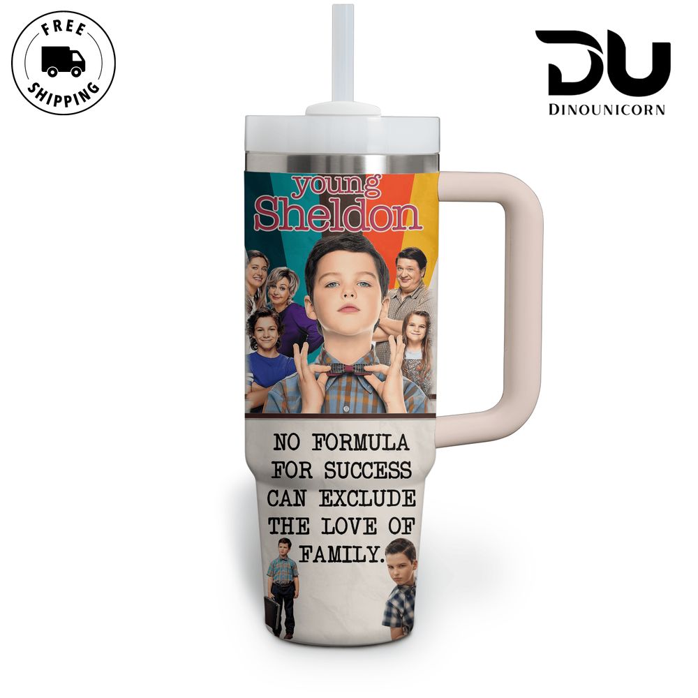 Young Sheldon TV Series Custom Stanley Cup 40 oz 30 oz Tumbler With Handle